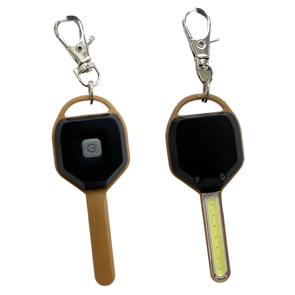 6 Pc Keychain Flashlight Emergency Portable LED COB Light Flash Lamp Key Ring