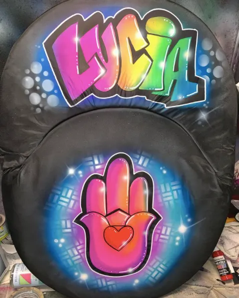 Airbrushed "Oniva" Camp Chair