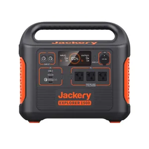Jackery Explorer 1500 Portable Power Station (Refurbished)