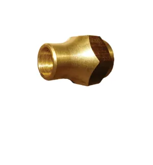 No. 6 3/8" Brass flare nut for gas lines