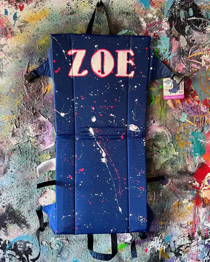 Painted & Splattered "Crazy Creek" Camp Chair
