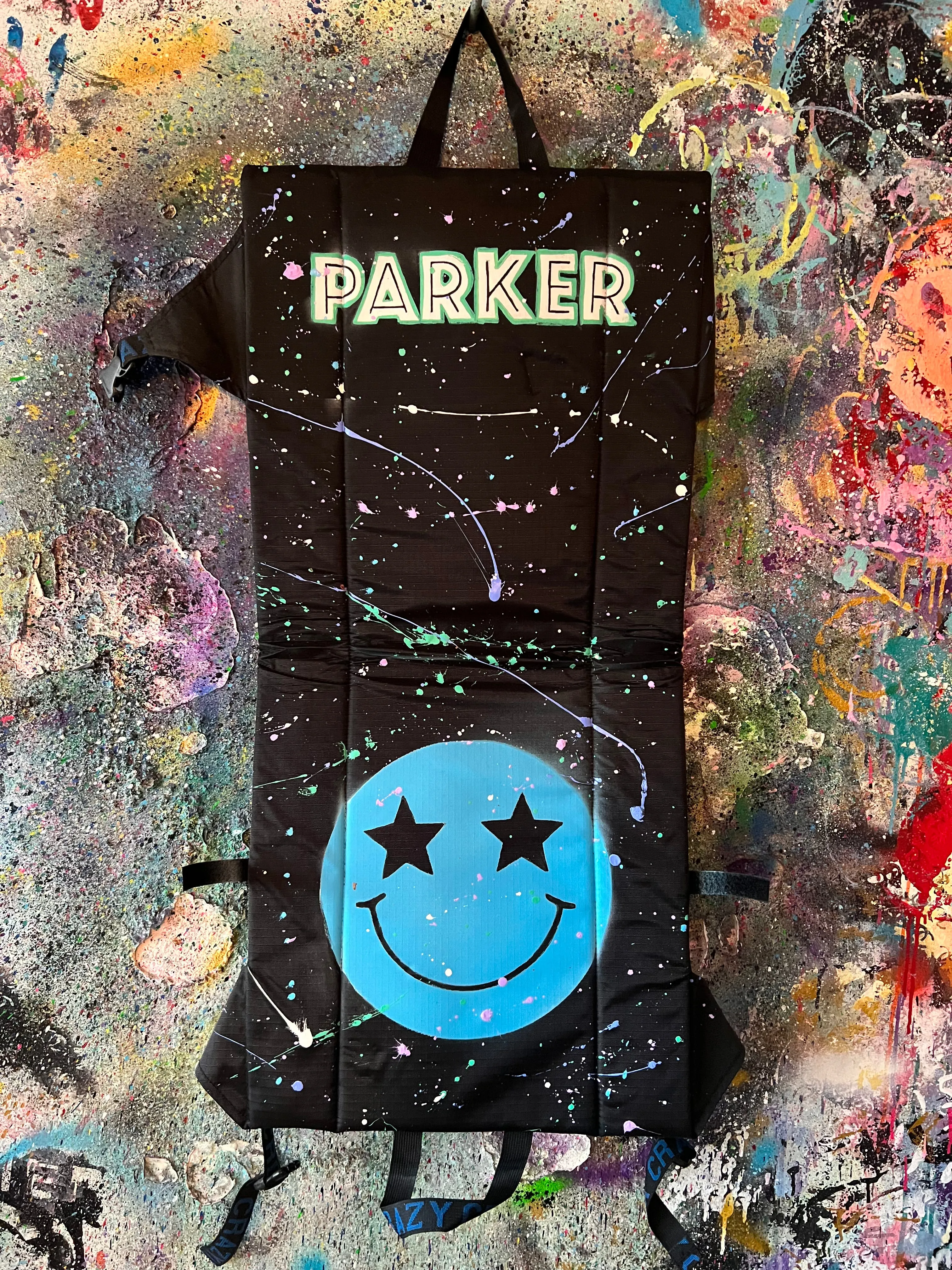 Painted & Splattered "Crazy Creek" Camp Chair