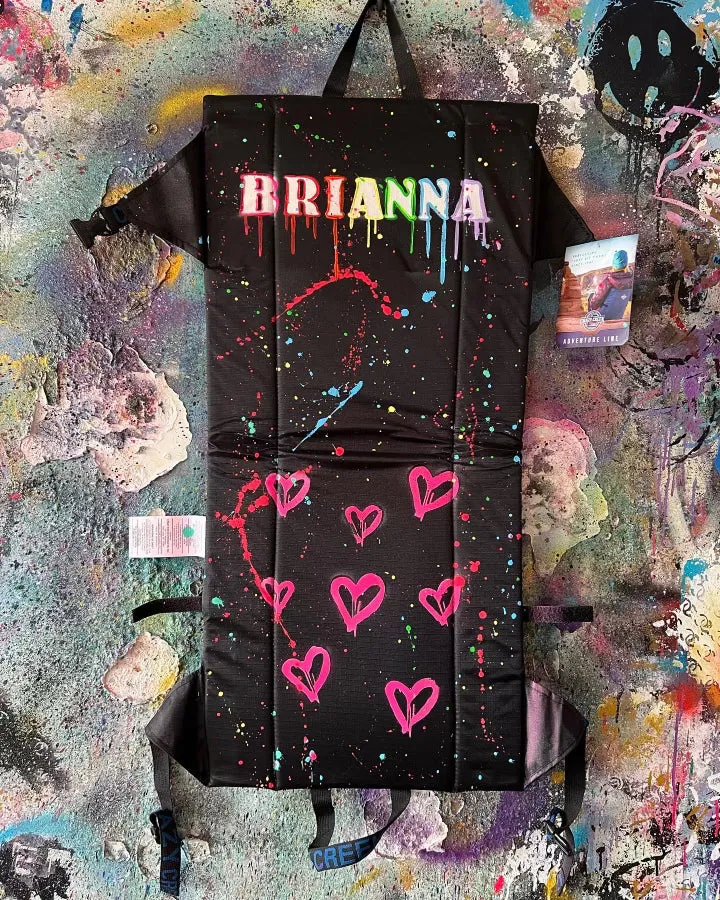 Painted & Splattered "Crazy Creek" Camp Chair