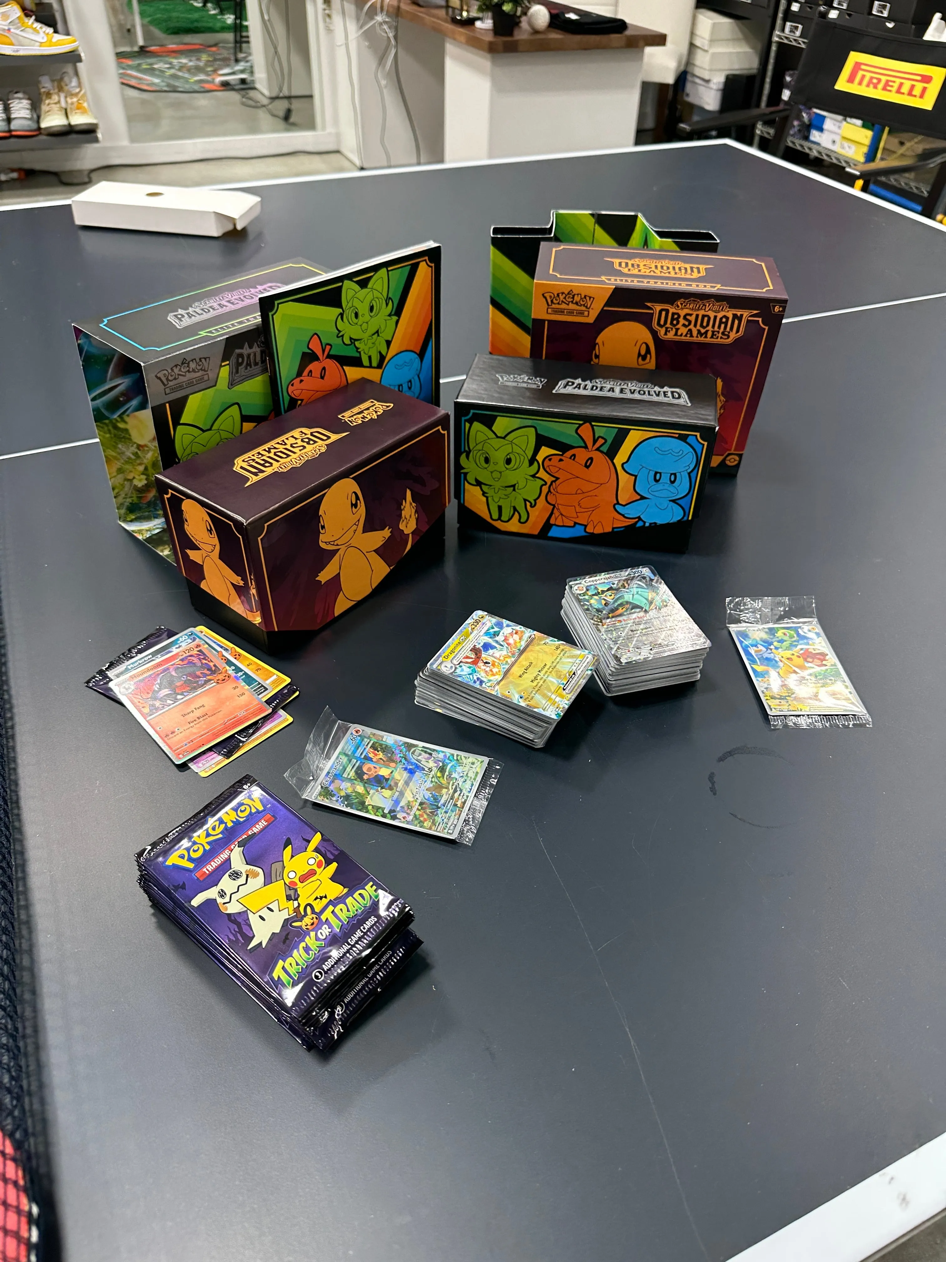 Pokemon Card Boxes 2 ETB   25 BOOster Packs
