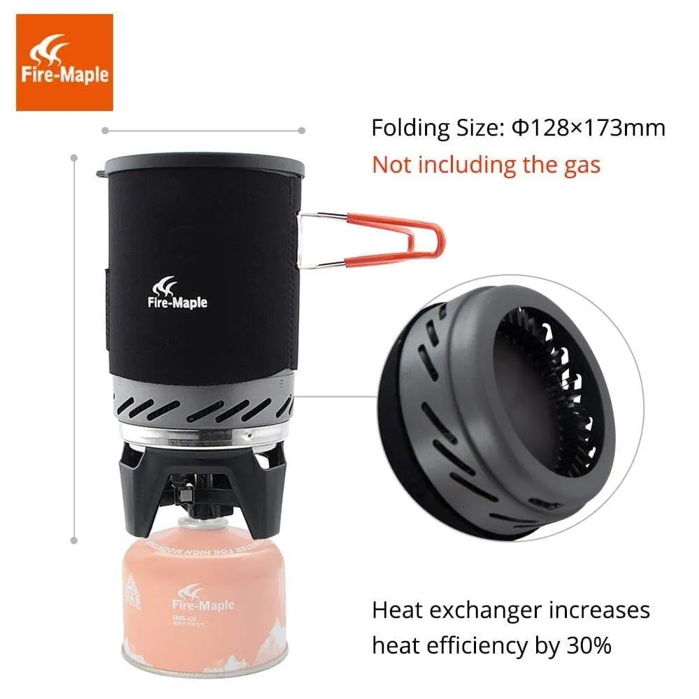 Portable Outdoor  Camping Stoves  With Stove Heat Exchanger Pot Bowl System