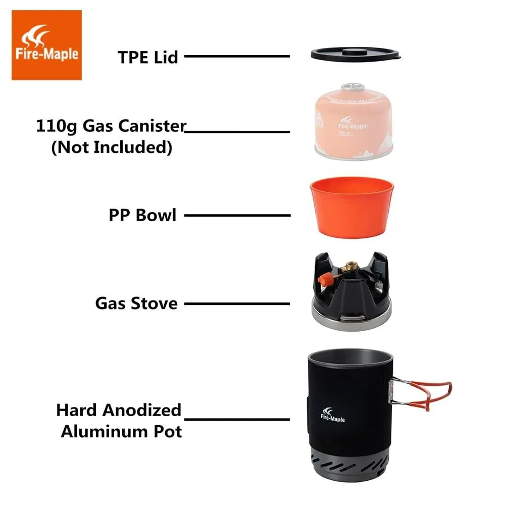 Portable Outdoor  Camping Stoves  With Stove Heat Exchanger Pot Bowl System