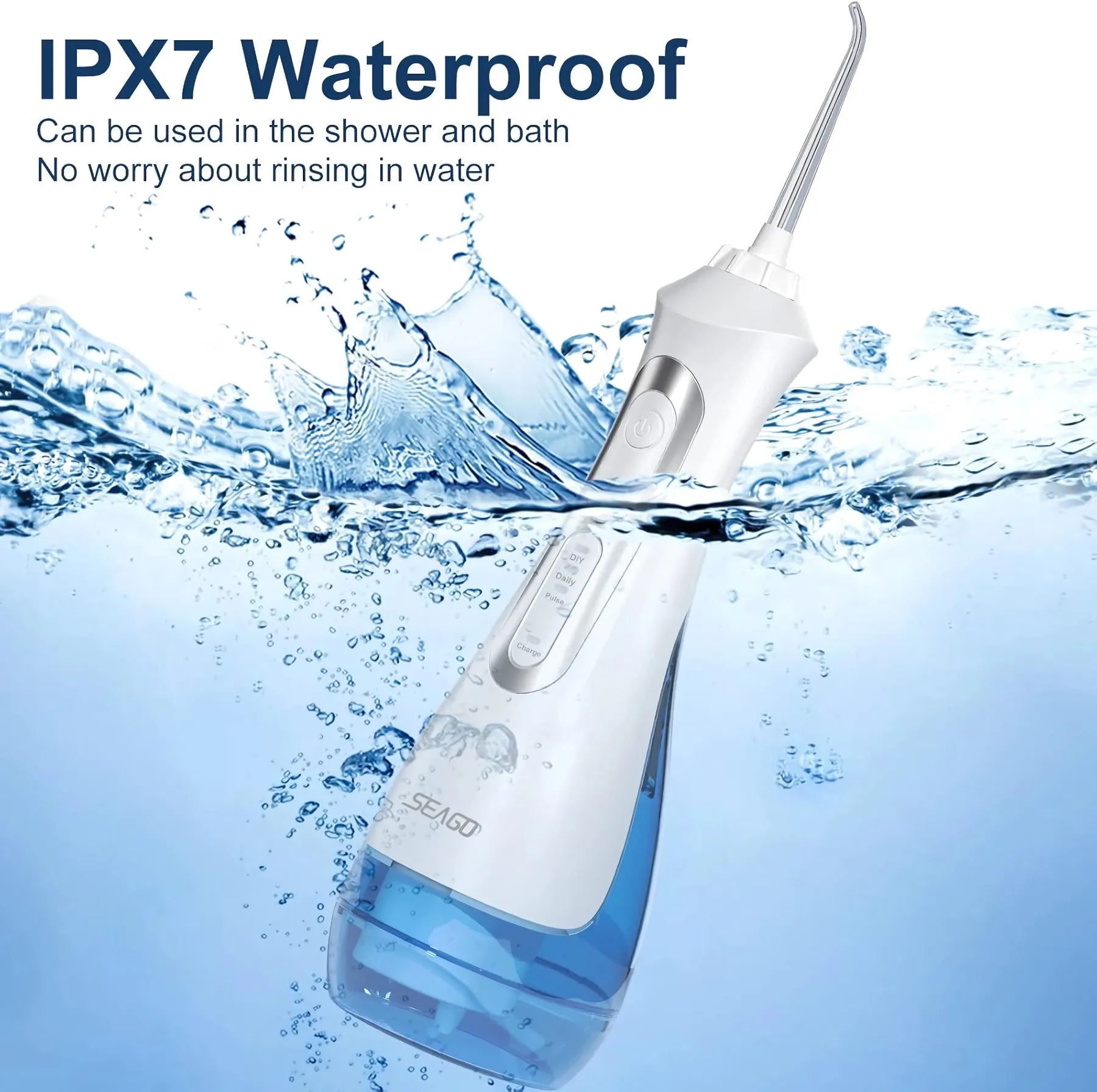 Portable Water Flosser — USB Rechargeable With 3 Modes