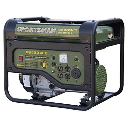 Sportsman GEN4000, 3500 Running Watts/4000 Starting Watts, Gas Powered Portable Generator